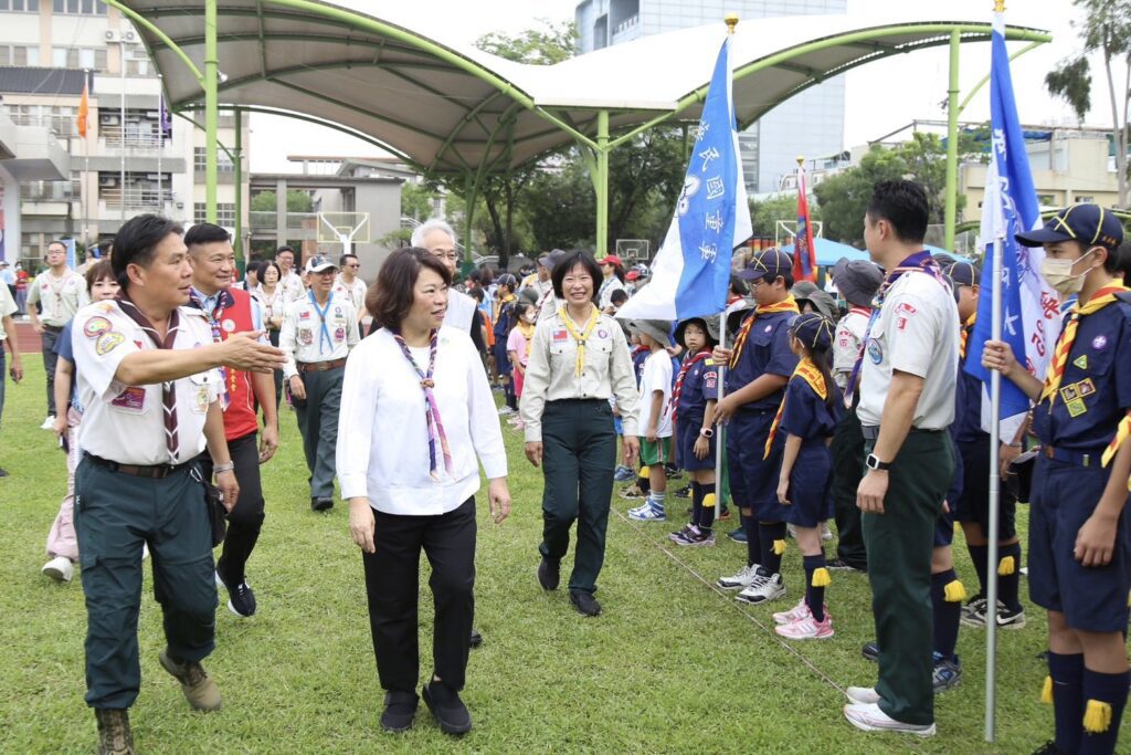 嘉義市童軍運動大會揭幕　黃敏惠市長鼓勵孩子「做中學」