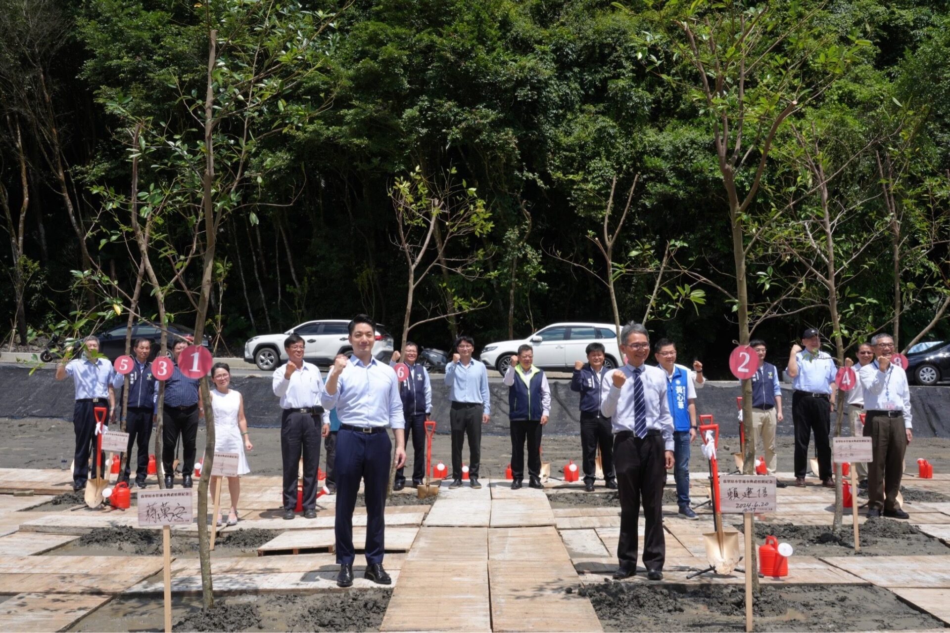 翡翠原水管通水啟用　蔣萬安：北臺灣600萬市民用水品質全面提升