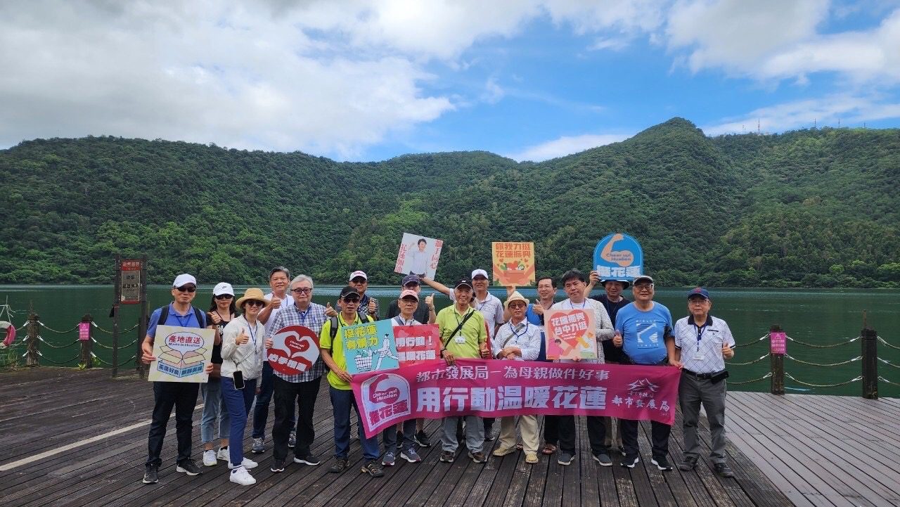 為花蓮加油打氣　中市都發局與建築師公會組團以行動支持花蓮