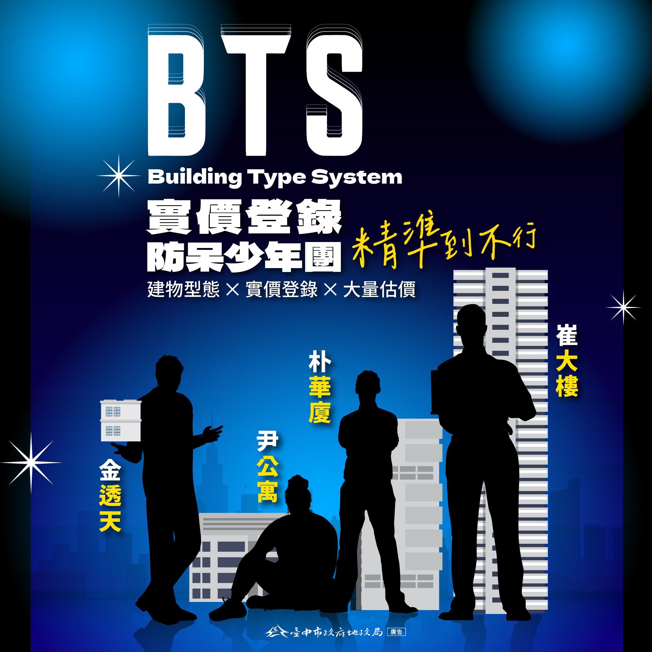 實價登錄正確性大躍升！-中市「實價登錄bts-防呆少年團」登場