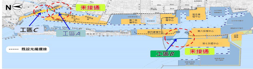 高雄港務分公司推動　海底潛鑽工程技術貫穿航道籓籬　打通高雄港骨幹光纖傳輸任督二脈