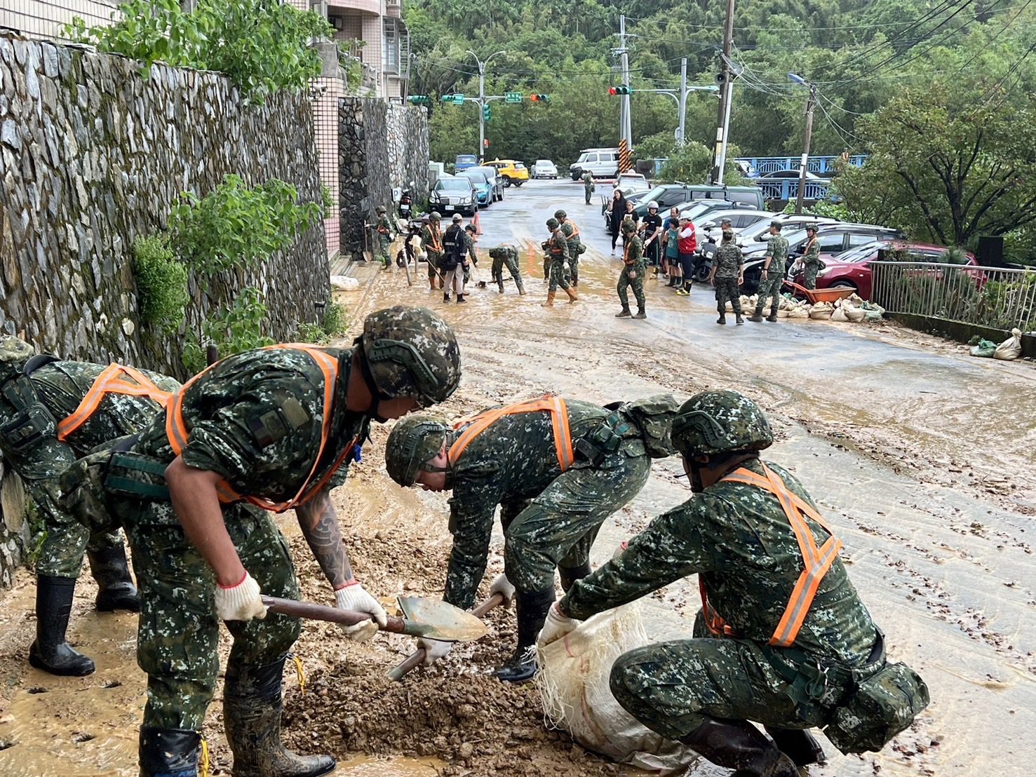 78年來新高日雨量襲基隆　市府全力搶險救災