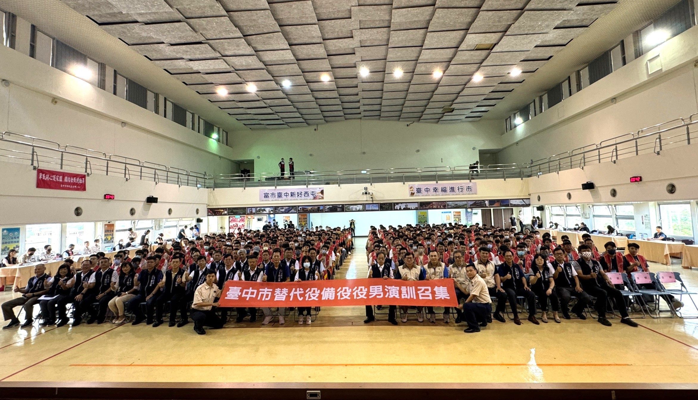 精進救災儲備量能！　中市府召訓333名備役替代役-民政局長勉為國家安全盡心力