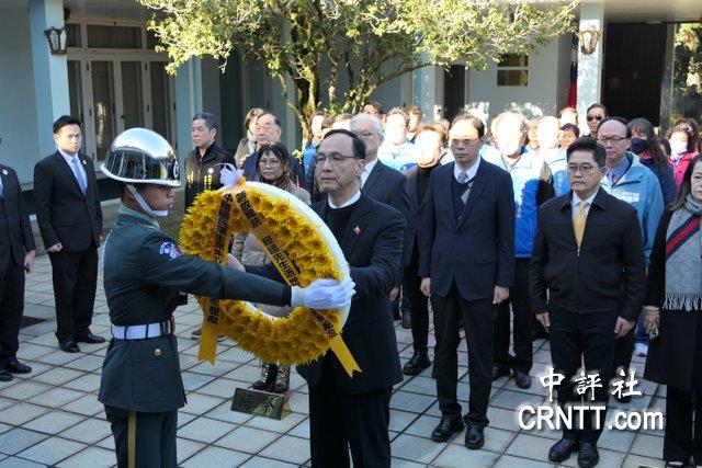 蔣經國逝世37周年　朱立倫赴陵寢獻花致敬