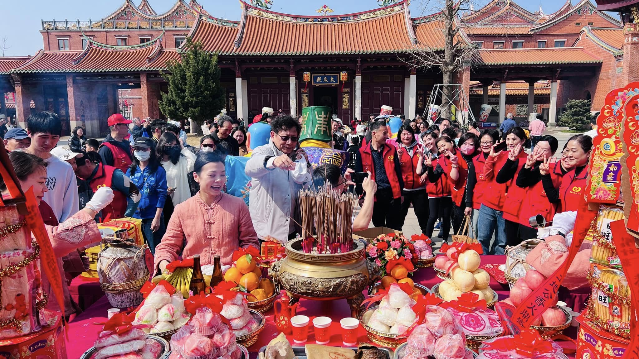 昆山慧聚天后宮“龍抬頭、作頭牙”　一年唯二之財神土地公請酒日