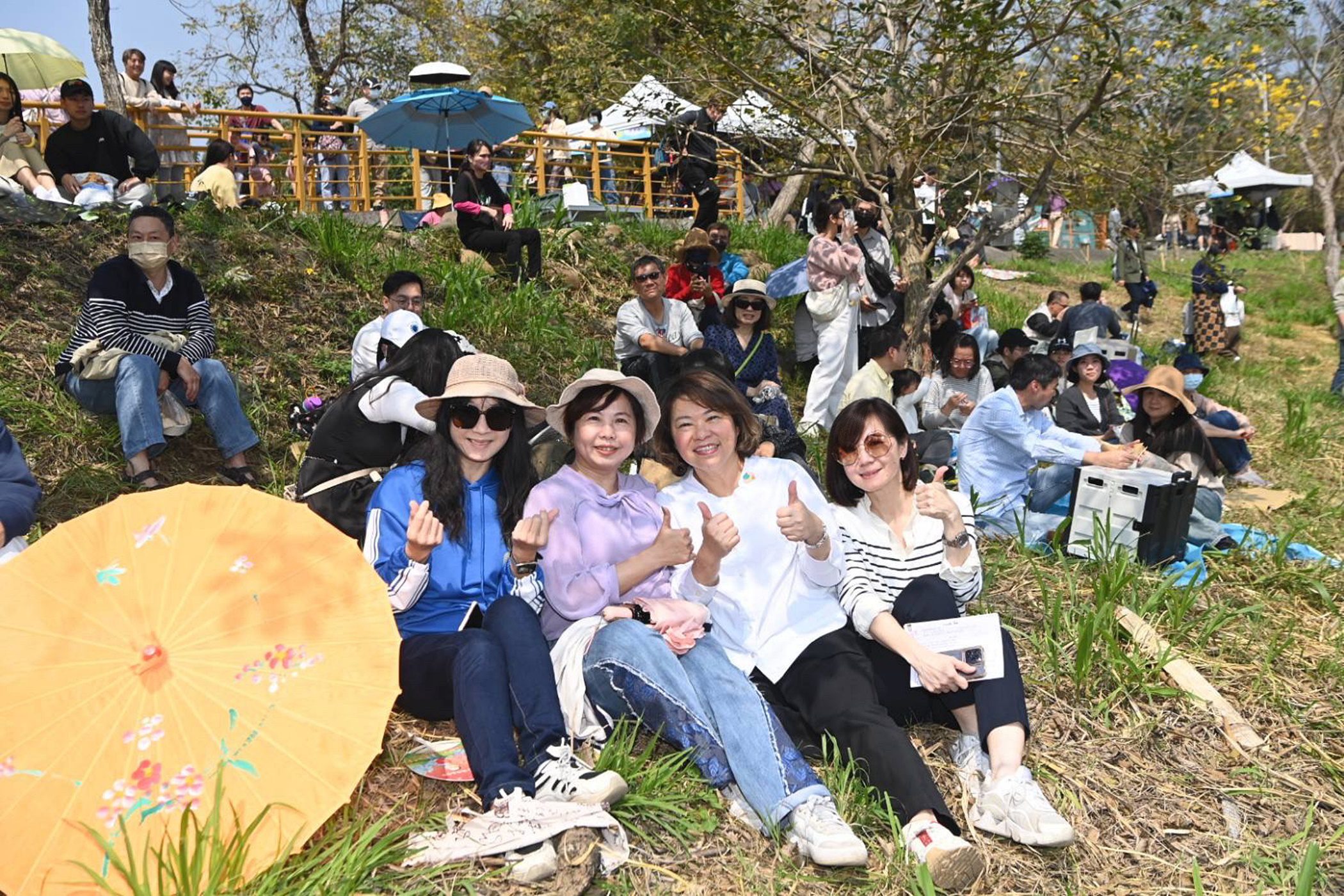 「潮風鈴•野餐音樂市集」吸引滿滿人潮　黃敏惠市長邀您在璀璨花海中感受春天