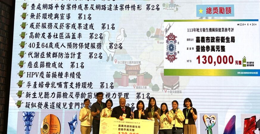 嘉義市全國保健會議大放異彩　榮獲14獎、6項第一