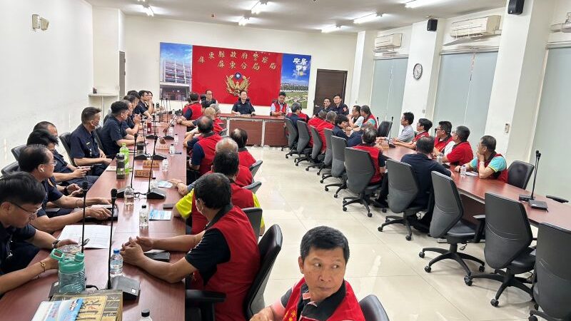 屏東警分局偕同民防中隊舉辦座談會　凝聚協勤民力共創治安防線