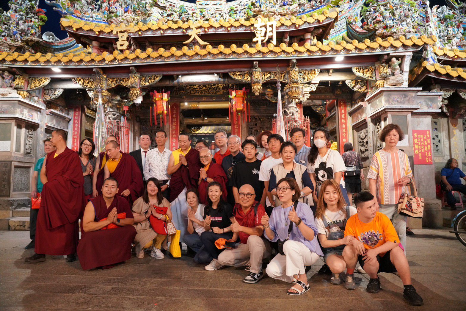 薩迦派第43任掌教法王參訪北港朝天宮　媽祖慈悲如觀音殊途同歸