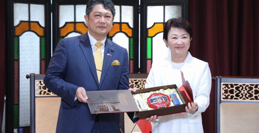 中市城市外交再+1！日本金澤市長村山卓蒞府拜會　盧市長：共同拓展國際對話廣深度