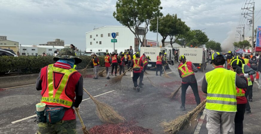 媽祖回鑾　中市環保局呼籲參加民眾維護沿途環境整潔發揚慈愛精神
