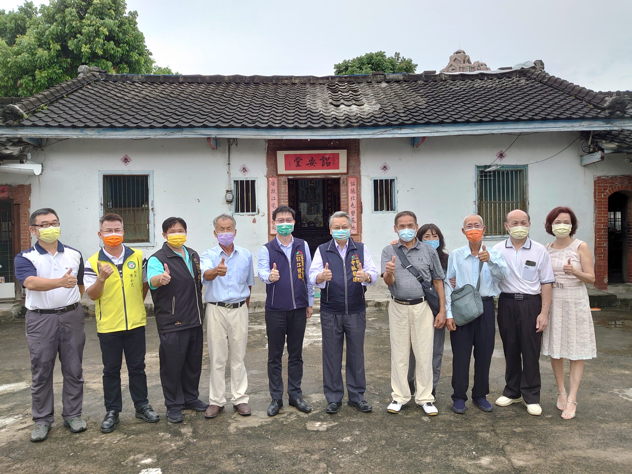 守護歷史風華！-　台中市定古蹟詔安堂提前完成加固-續推修復、全面暫停開放