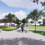 洽公也能欣賞翰墨之美　中市大里地政藝文走廊展出許富春師生水墨畫美展
