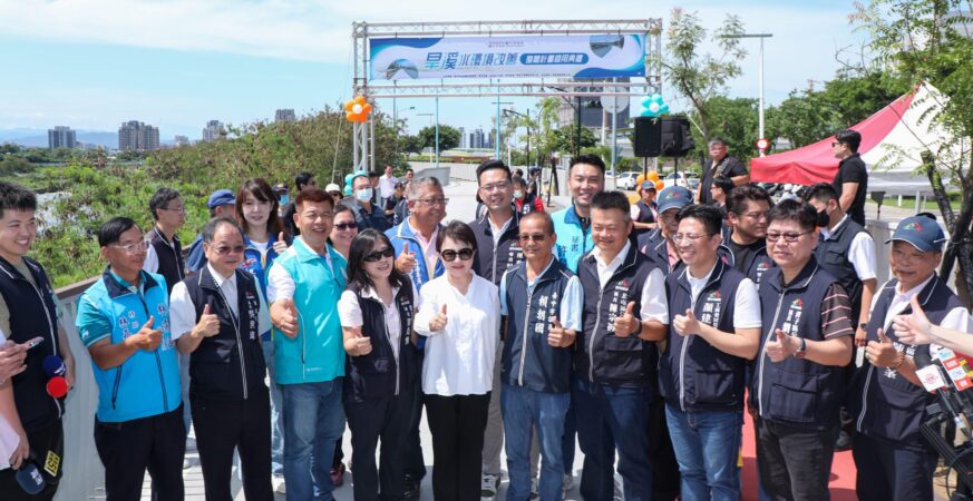 邁向「百條自行車道」里程碑！　旱溪水環境改善計畫啟用 盧市長讚：打造人車分道安全新環境