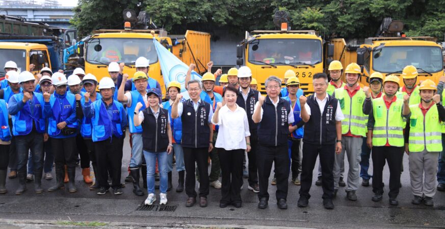 同島一命台中隊再出動！盧秀燕親指揮馳援嘉義災後重建：同舟共濟、義不容辭