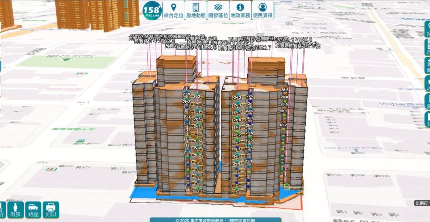 打造透明便利的不動產資訊平台！　中市地政局3D建物查詢上線