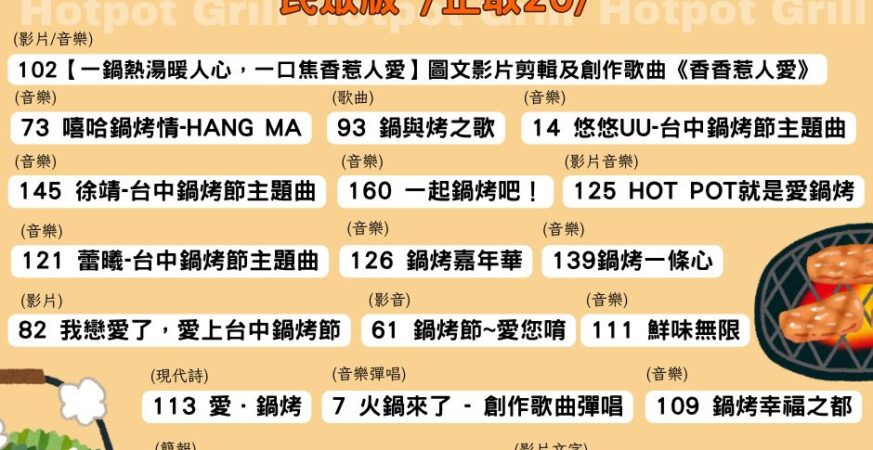 原創曲唱出鍋烤魂！　「就是愛鍋烤」徵件海選結果出爐 搶攻8/2初賽舞台