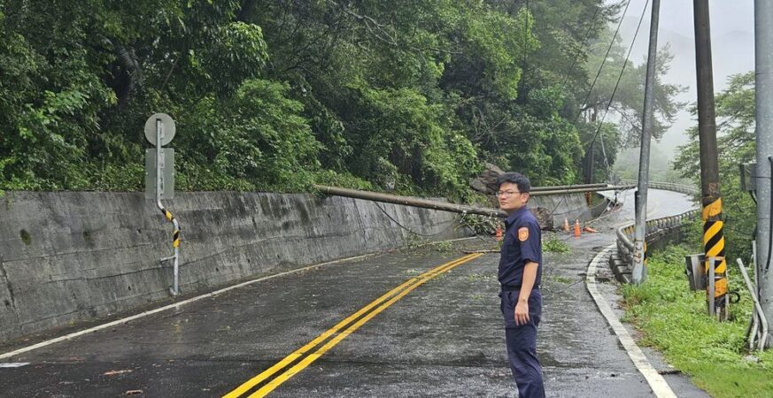 風雨無阻 台東縣關山分局全力應變薇帕颱風災情守護民安