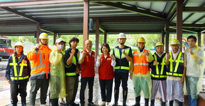 致敬風雨中最溫暖力量　黃敏惠慰勉第一線救災人員