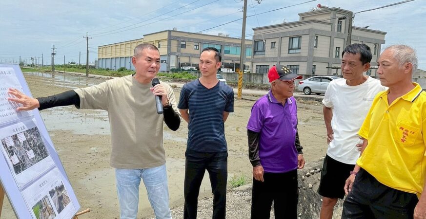 奔走雲林四鄉鎮！丁學忠會勘9處農水路盼早日改善