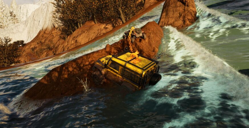 Steam雙人合作越野《Chained Wheels》登場命運社區綁好鐵鍊彼此一起翻車