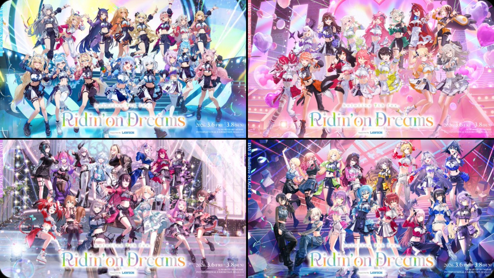 Hololive SUPER EXPO 2026釋出亮白主視覺與預購周邊，第七屆fes舞台照同步解禁