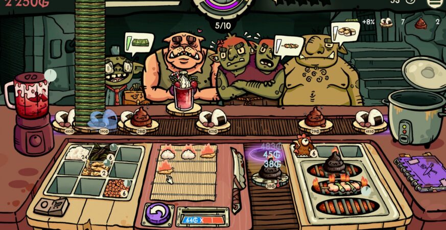 恐極恐怖餐廳肉鴿《哥布林壽司》2月搶先體驗洞裡賣綠捲皮、繳納租金塞爆房東