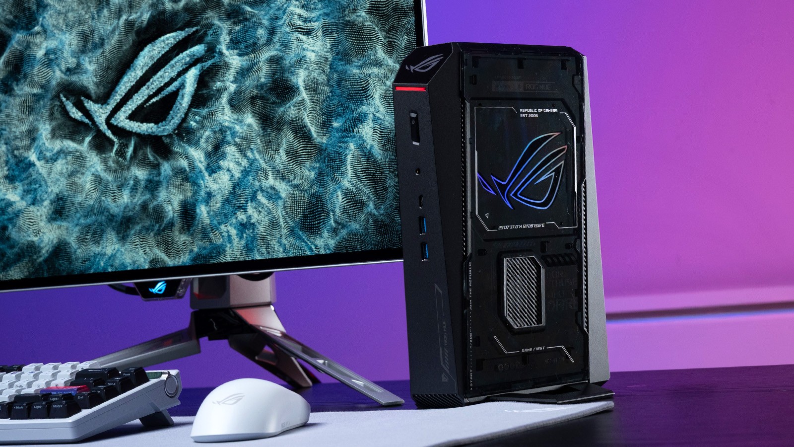 不退縮的電競鋼砲！ ROG NUC 2025用3L結構硬支架RTX 5080滿血強悍應輸出