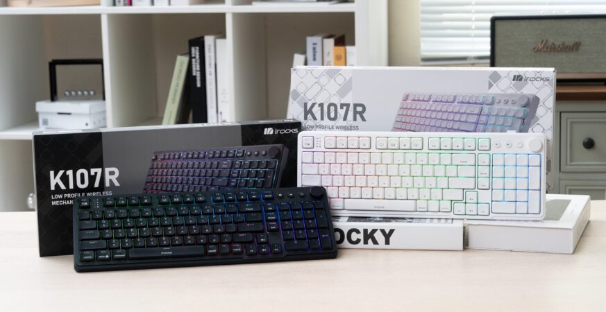 輕薄不就，全尺寸剛剛好｜iRocks K107R 三模矮軸機械鍵盤實際體驗