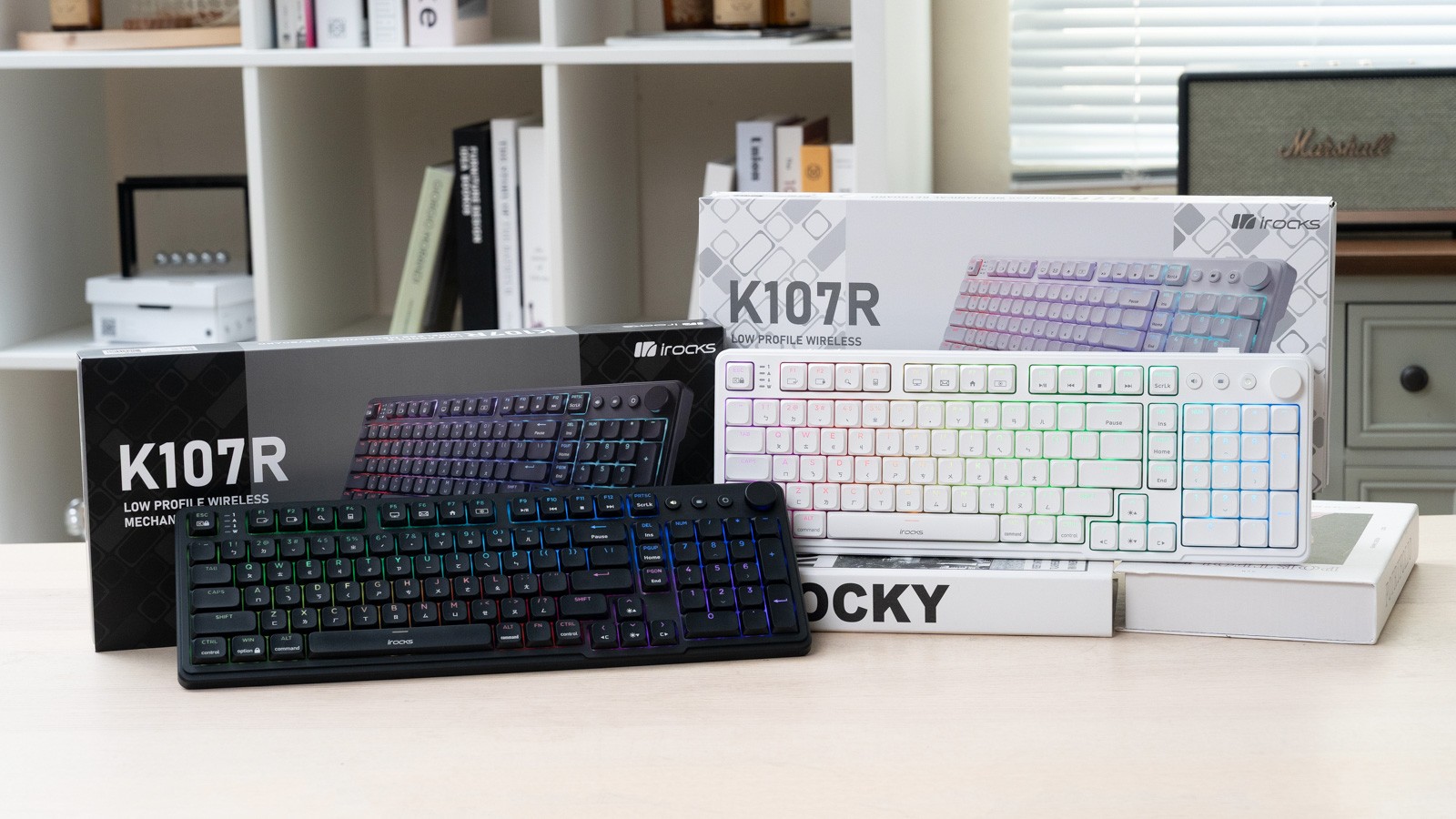 輕薄不就，全尺寸剛剛好｜iRocks K107R 三模矮軸機械鍵盤實際體驗