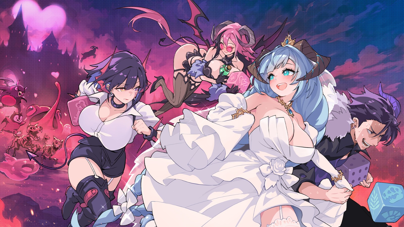 紳士肉鴿大富翁《最終魔王是岳母》Steam開賣 連魔王岳母都征服的地獄提親冒險