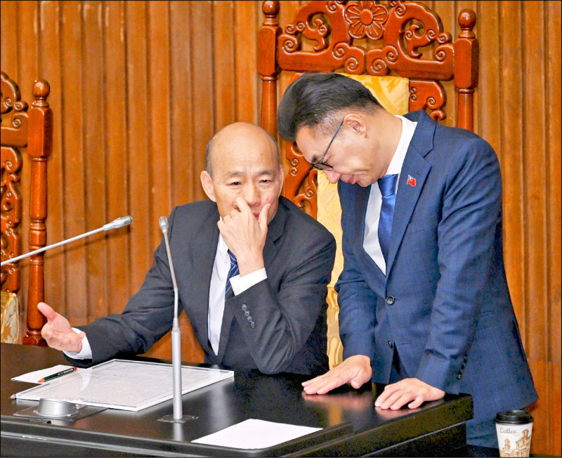 韓國瑜、江啟臣回應美37文獻答辯特別預算立院開議最優先審議