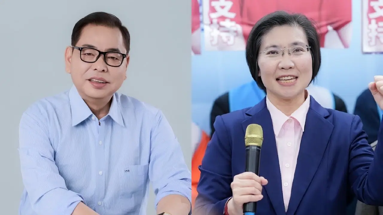 新竹縣長藍營對決最新民調出爐　徐欣瑩領先陳見賢8.5%