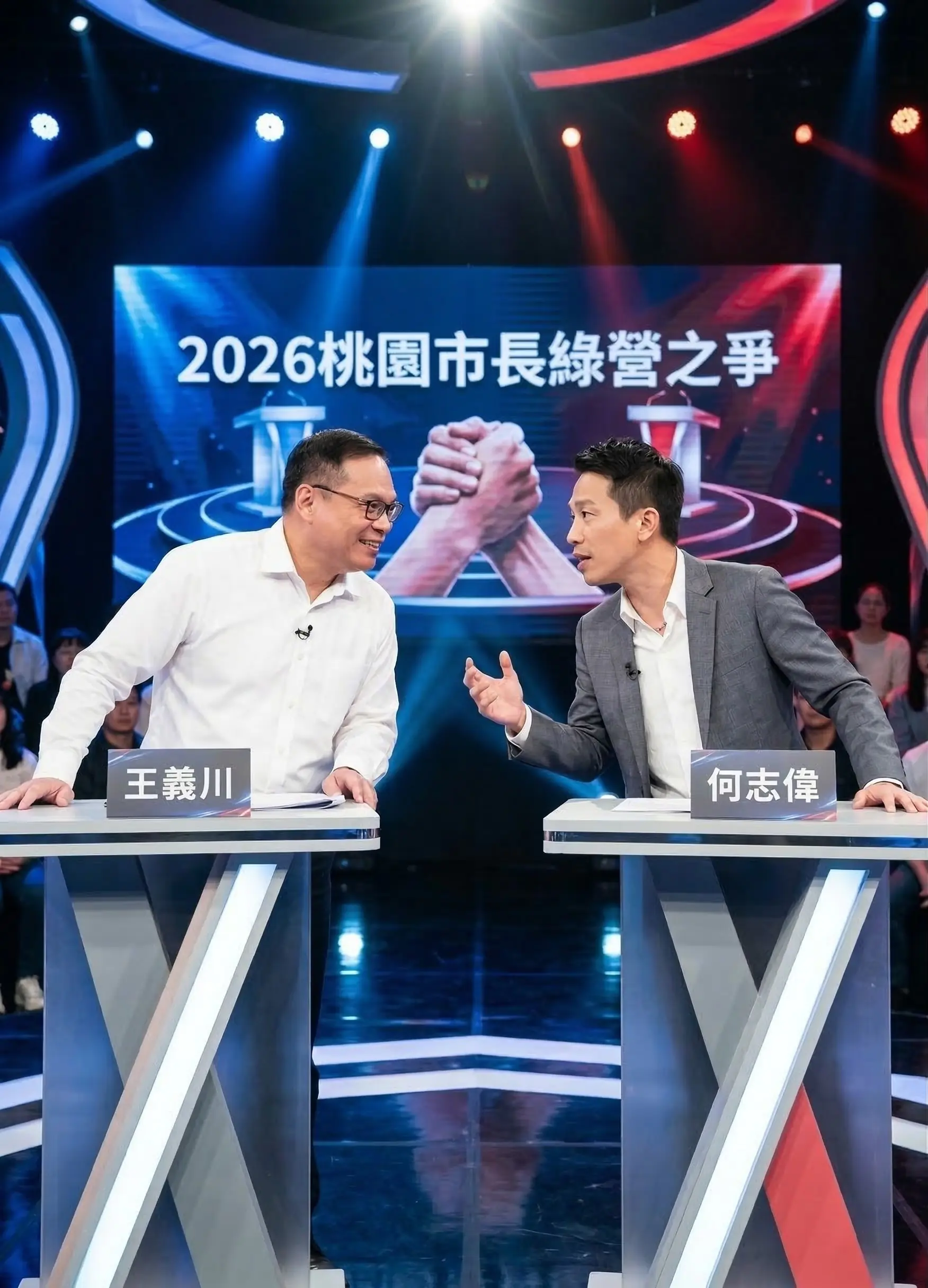 桃園市長選戰民調　何志偉黨內互比暫領先、跨陣營支持度較高