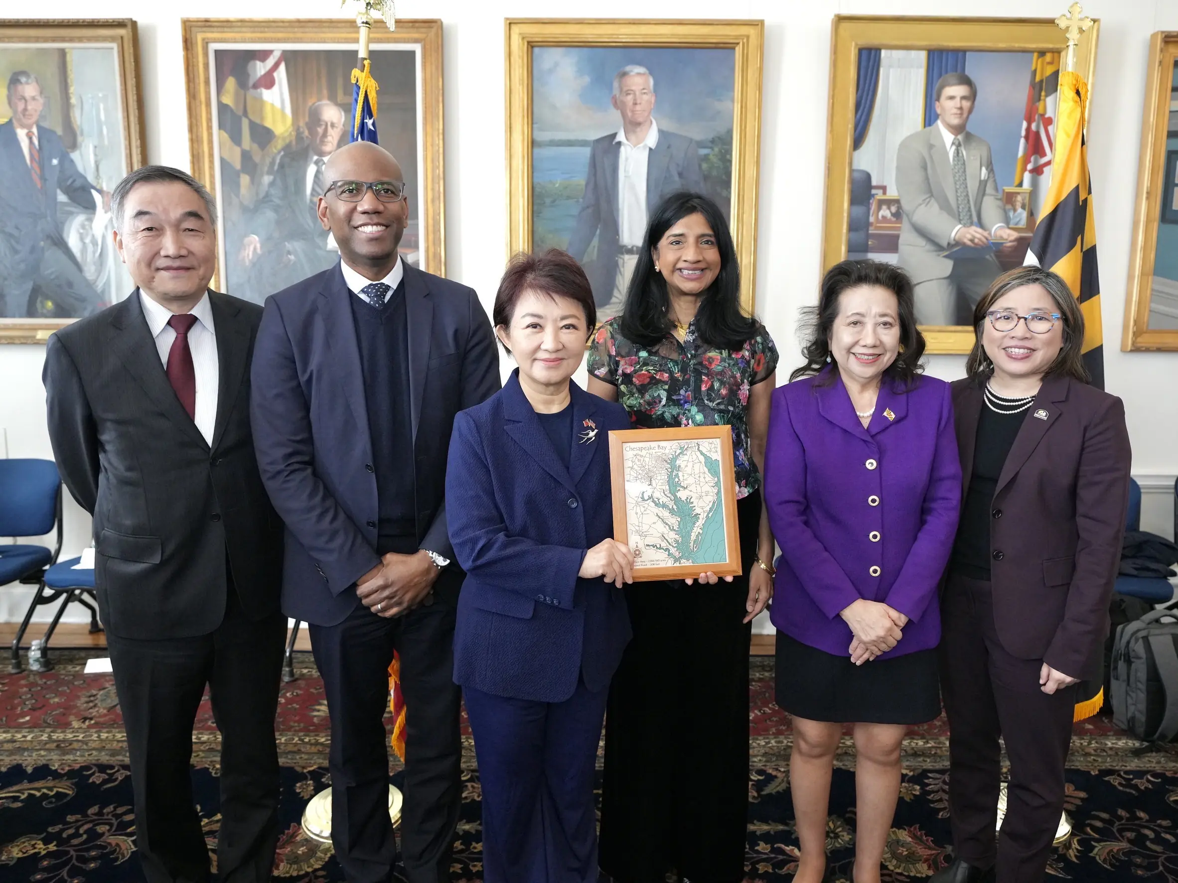 城市外交新里程！　訪團拜會馬里蘭州府-副州長盛讚盧市長女力執政貢獻