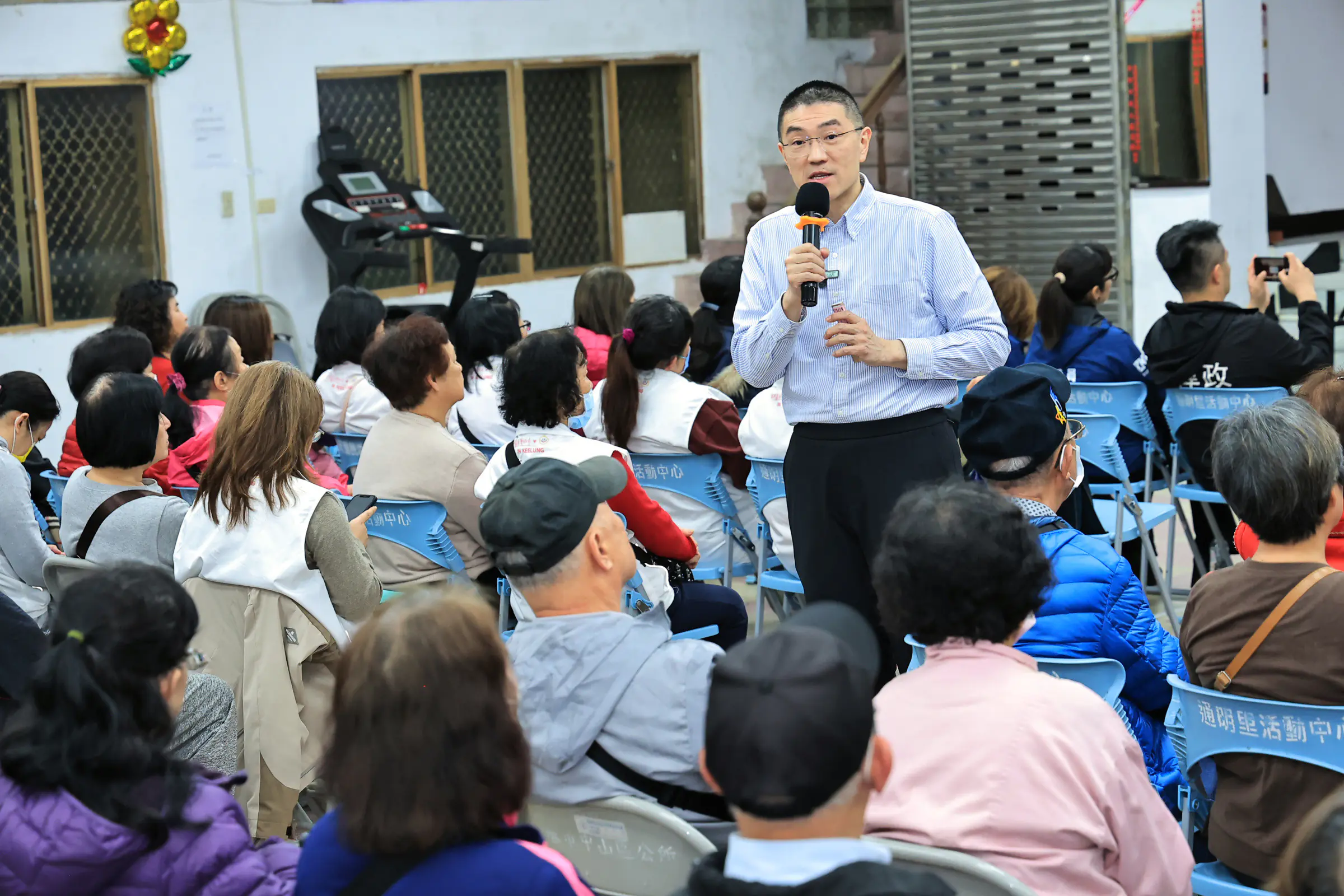 傾聽市民聲音!基隆市政說明會前進中山區 謝國樑率隊報告成果與願景