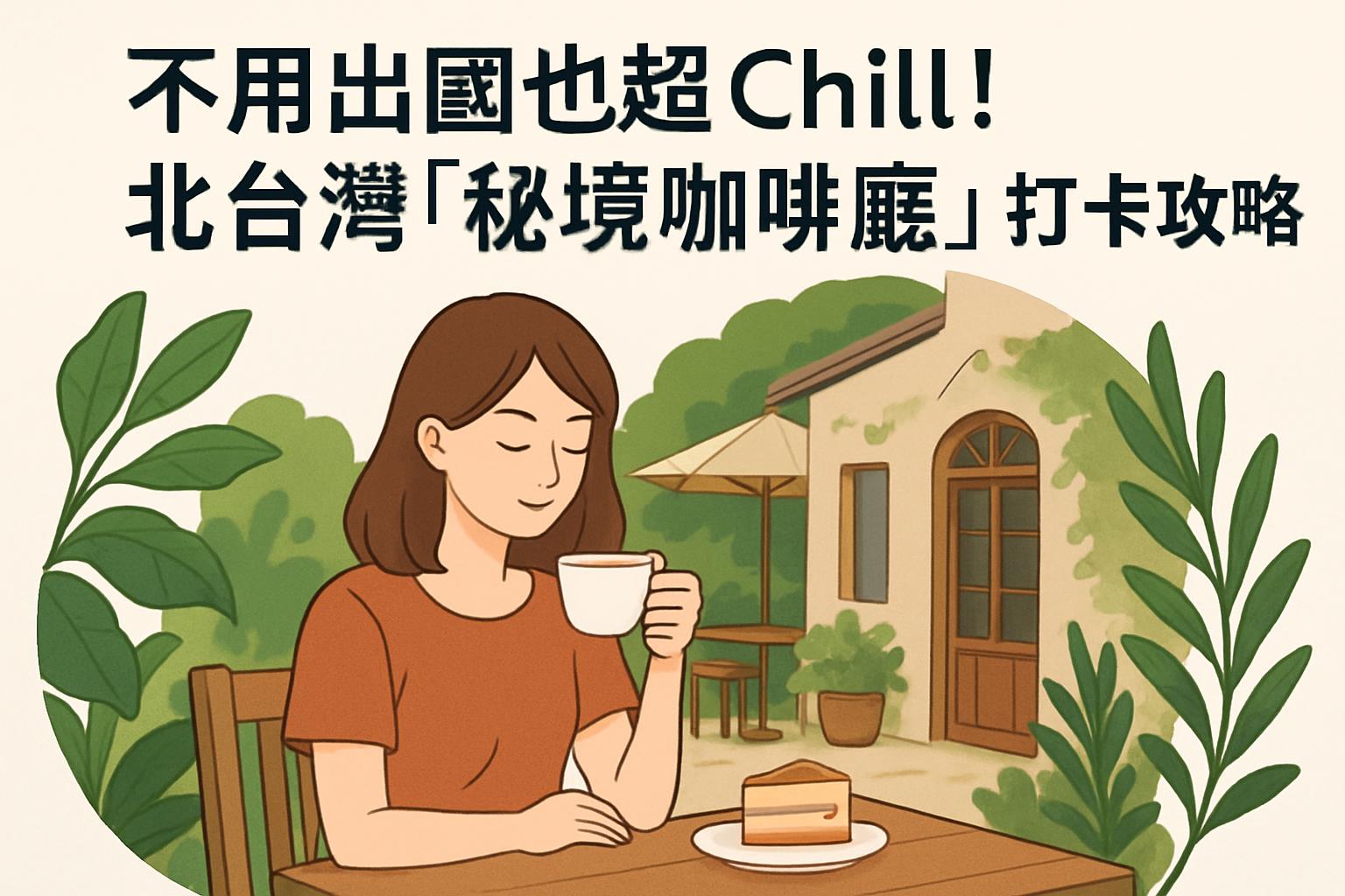 不用出國也超Chill！北台灣「秘境咖啡廳」打卡攻略